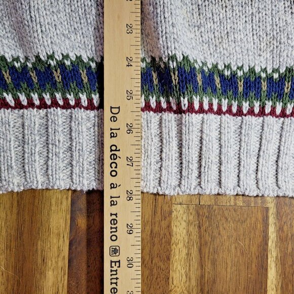 Vintage Fieldmaster Men's Sweater XL Faire Isle Pullover Made in USA - Picture 5 of 10